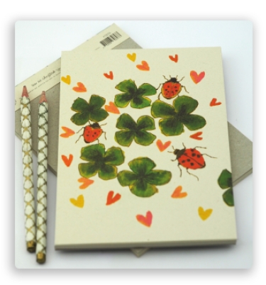 Schrijfblok A5 Geluk A5B07