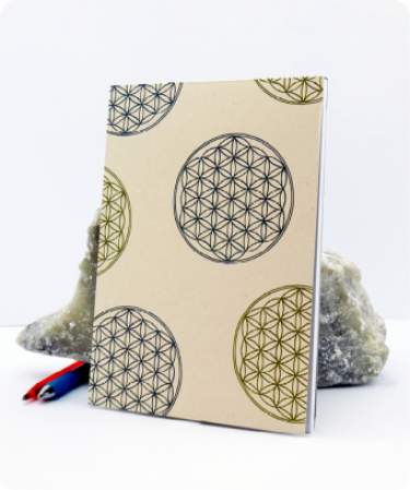 Schrijfblok A5 Flower of Life